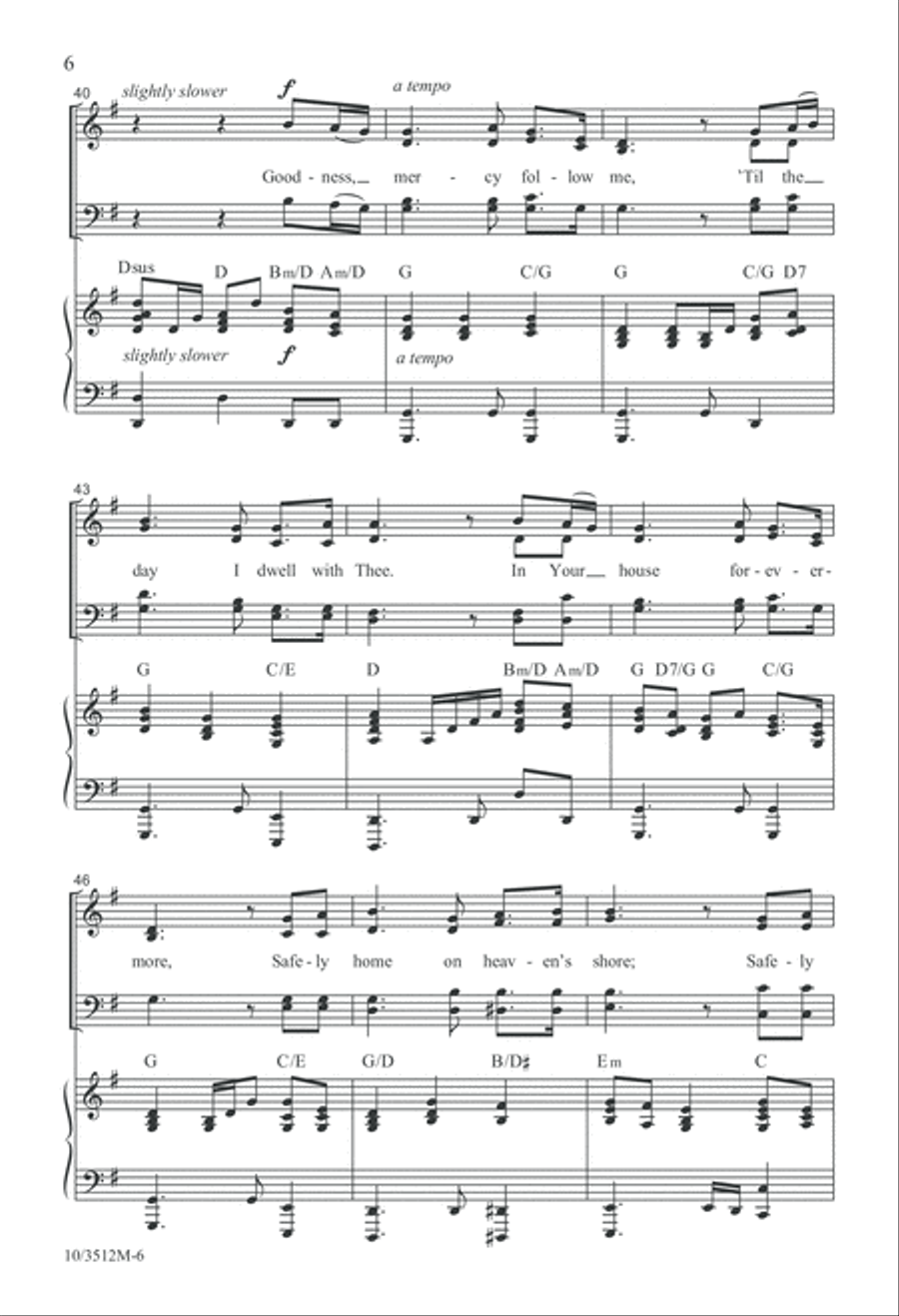 Shepherd Psalm 4-Part scores gallery preview page 7
