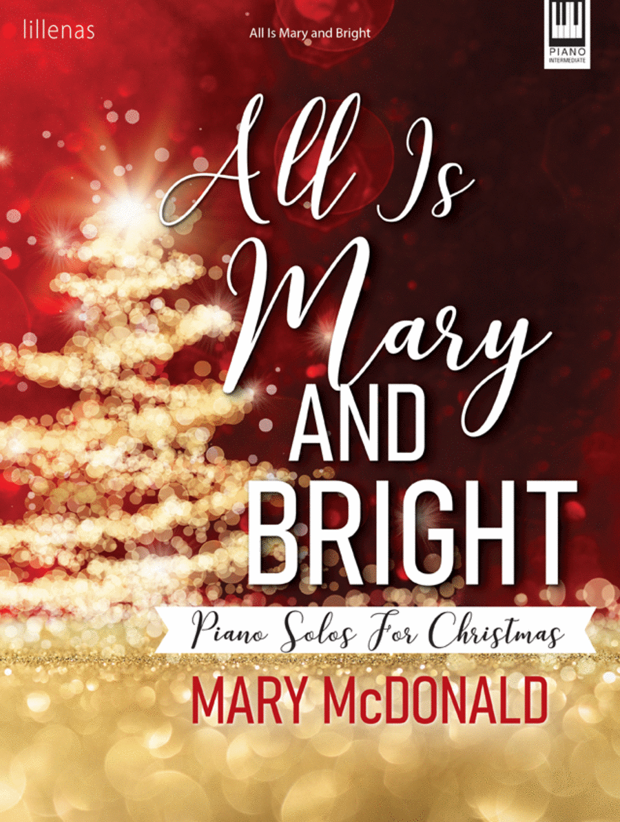 All Is Mary and Bright Piano Solo scores gallery preview page 1