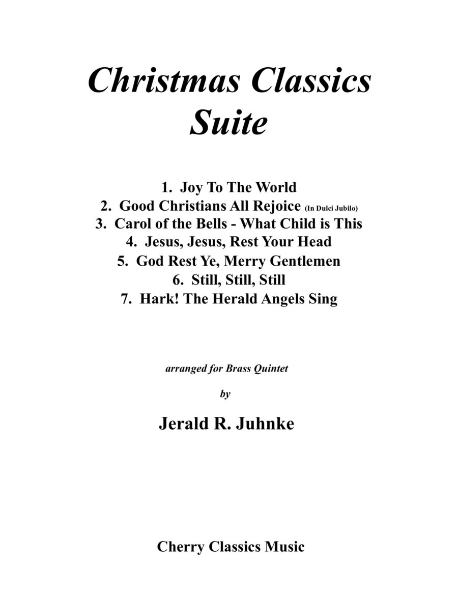 Christmas Classics Suite for Brass Quintet image number null
