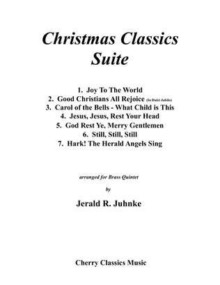Book cover for Christmas Classics Suite for Brass Quintet