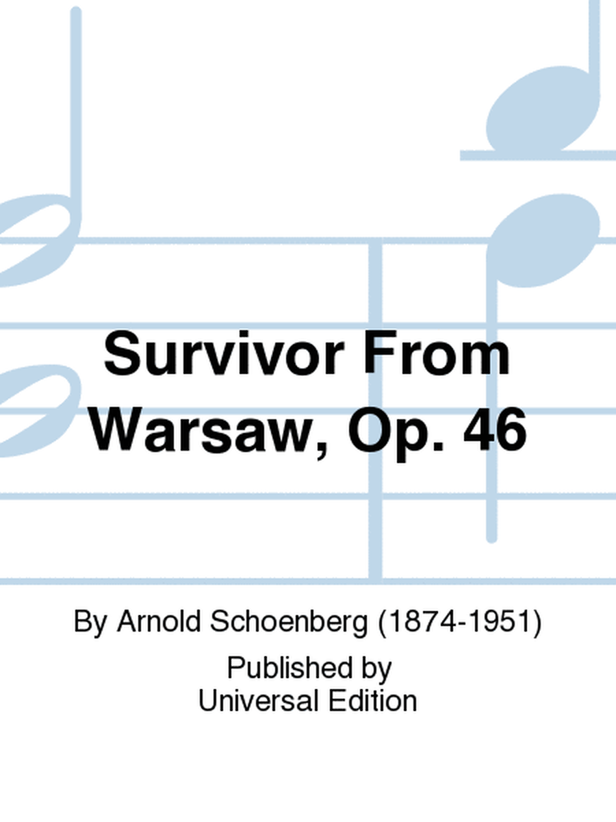 Survivor From Warsaw, Op. 46