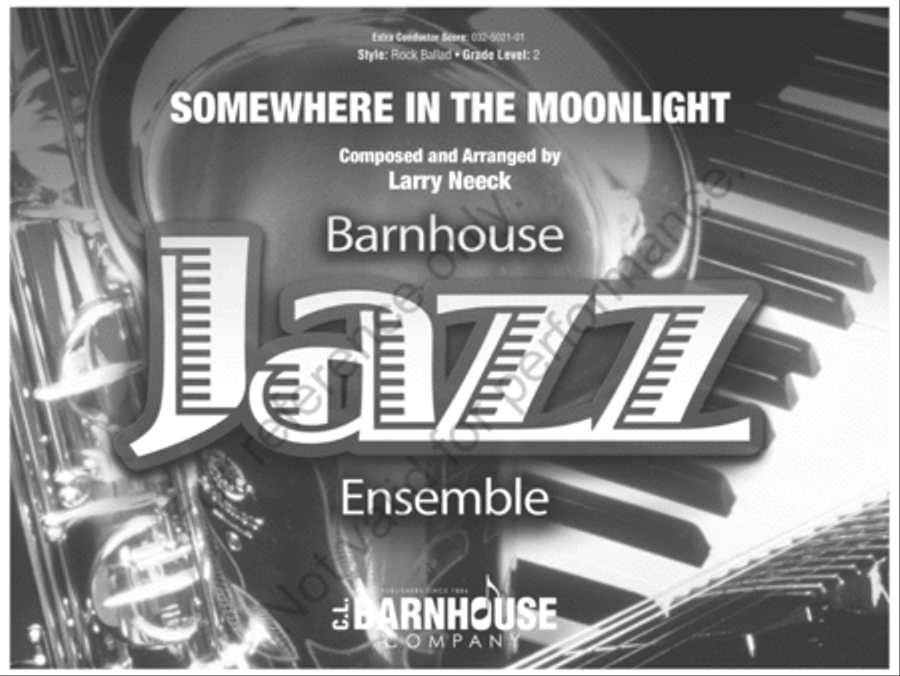 Somewhere In The Moonlight Jazz Ensemble scores gallery preview page 2
