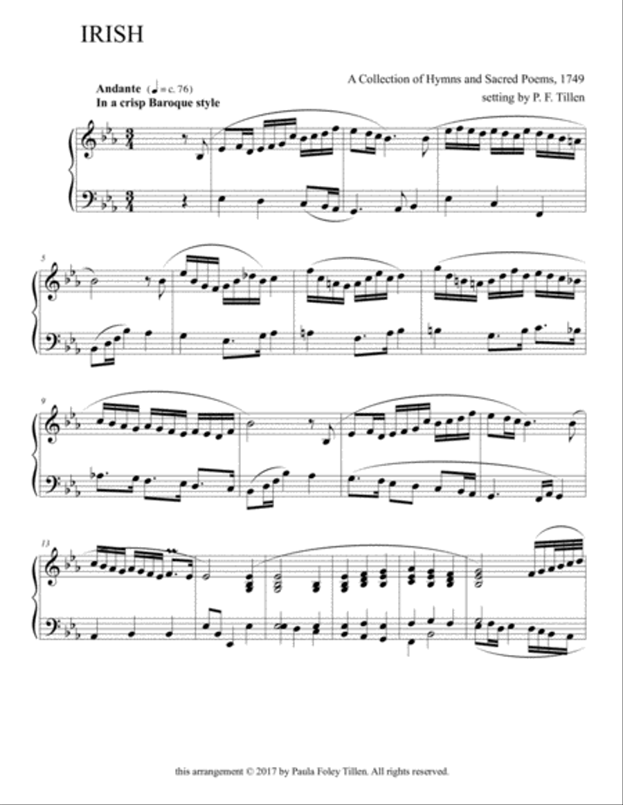 Piano Prelude on IRISH Piano Solo scores gallery preview page 1