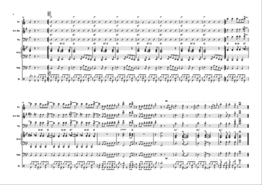 Mercy, Mercy, Mercy Mercy, Mercy, Mercy Small Ensemble scores gallery preview page 4
