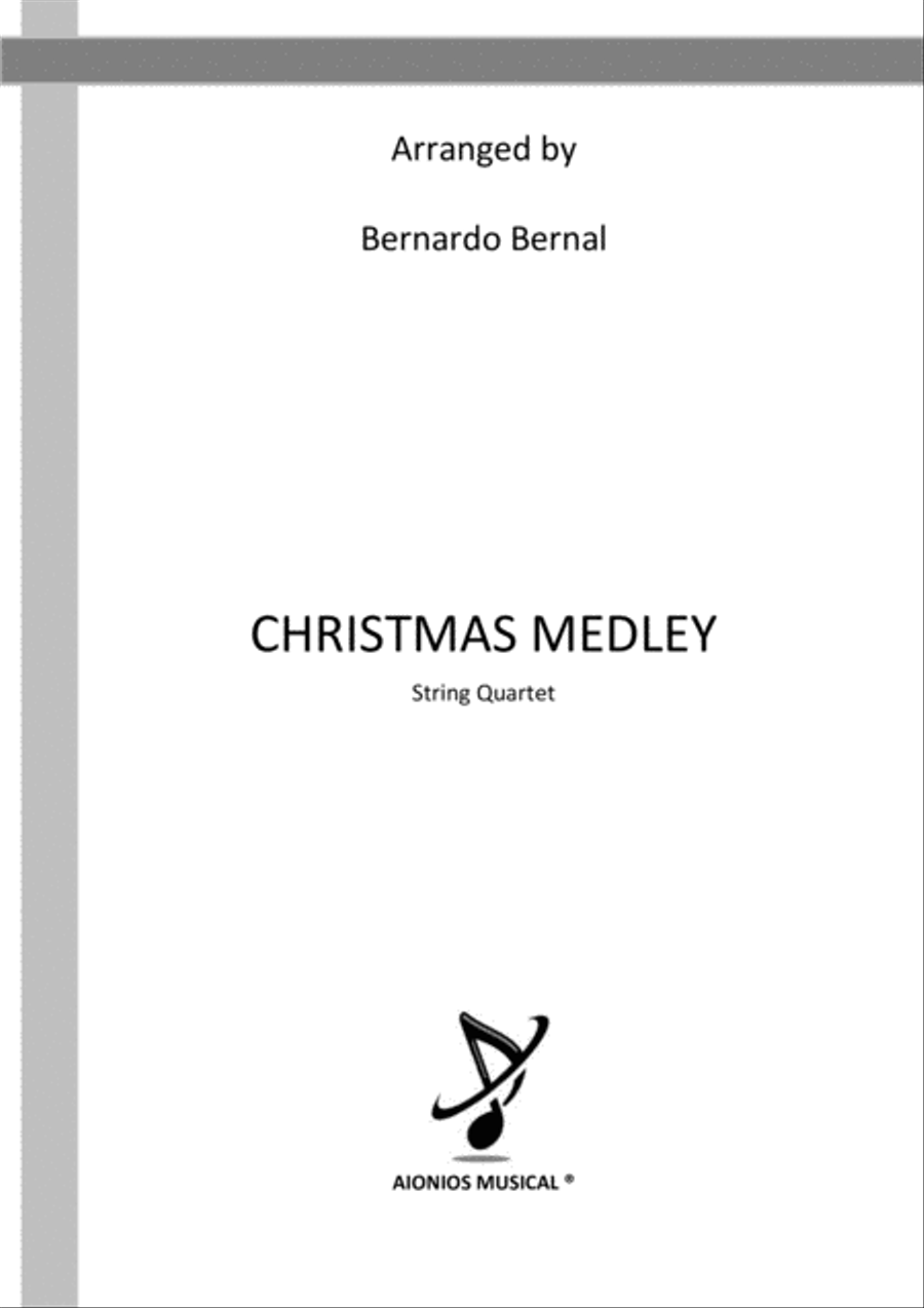 Christmas Medley String Quartet scores gallery preview page 1