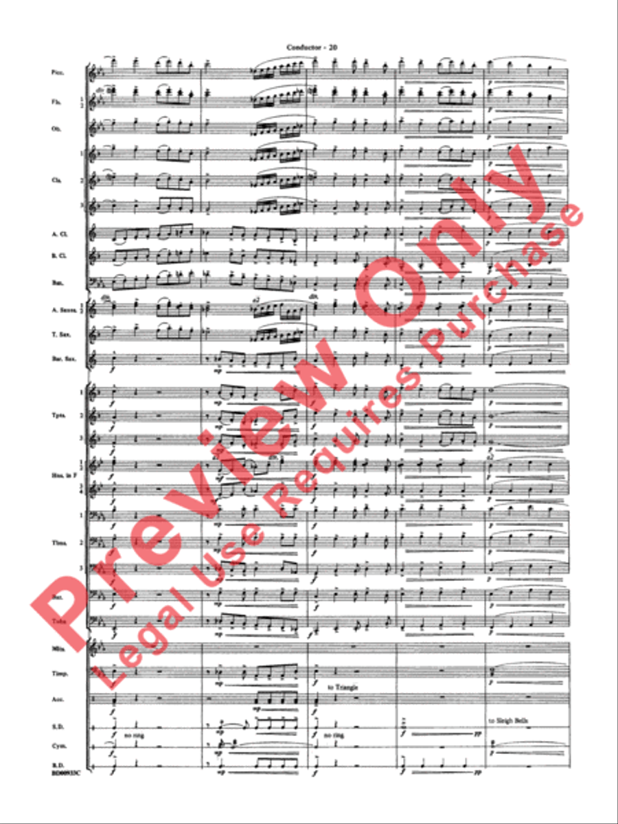 Symphonic Festival Concert Band scores gallery preview page 23