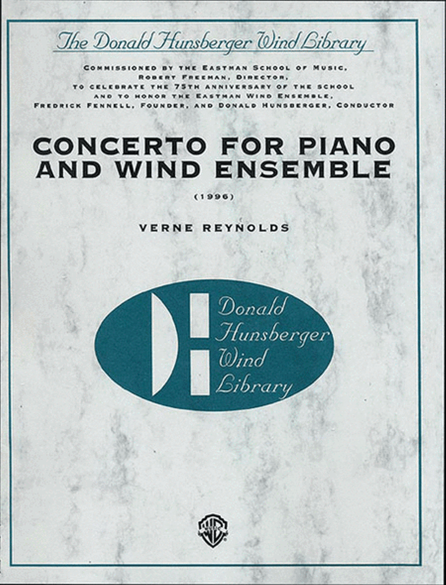 Concerto for Piano and Wind Ensemble (1966) Concert Band scores gallery preview page 1