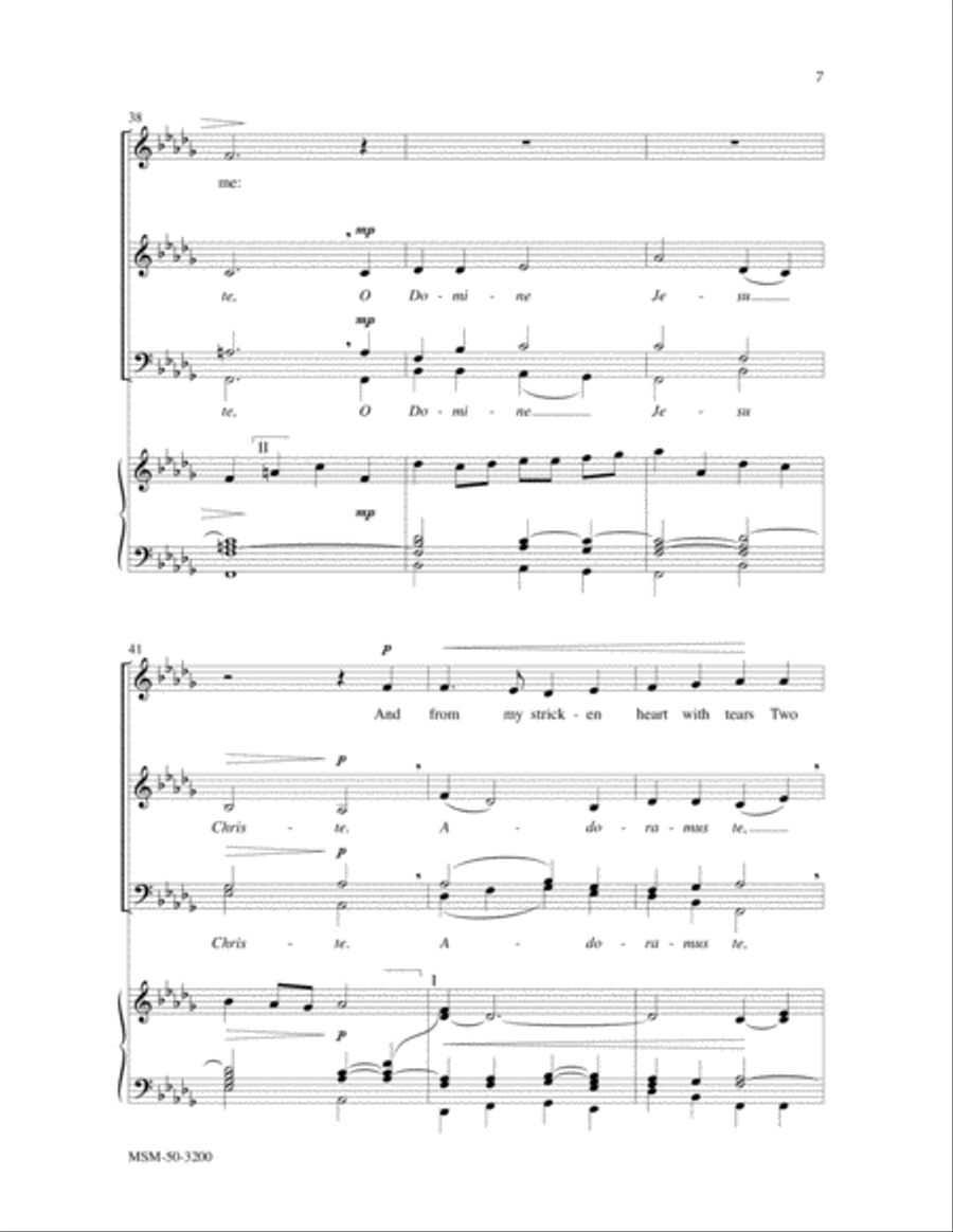 Beneath the Cross of Jesus 4-Part scores gallery preview page 5