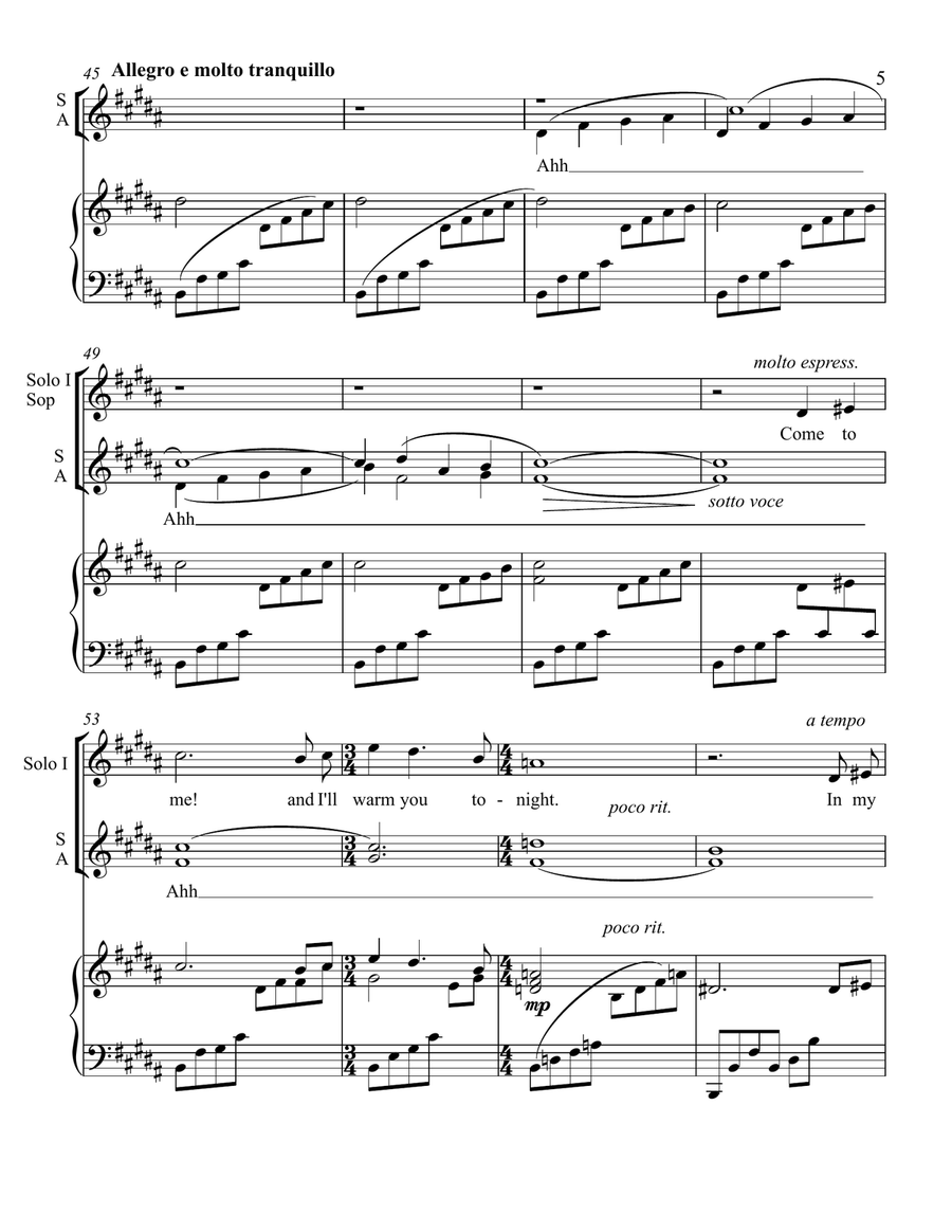 Siren's Call Choir scores gallery preview page 5