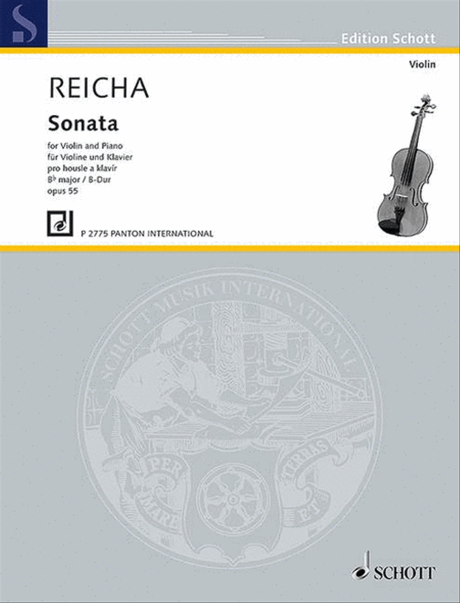 Sonata B major Violin Solo scores gallery preview page 1