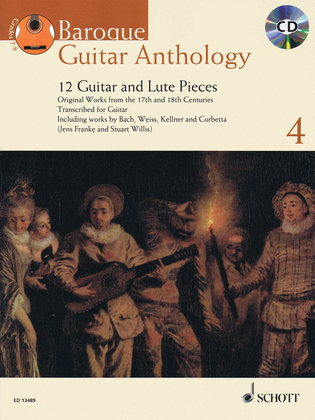 Book cover for Baroque Guitar Anthology - Volume 4