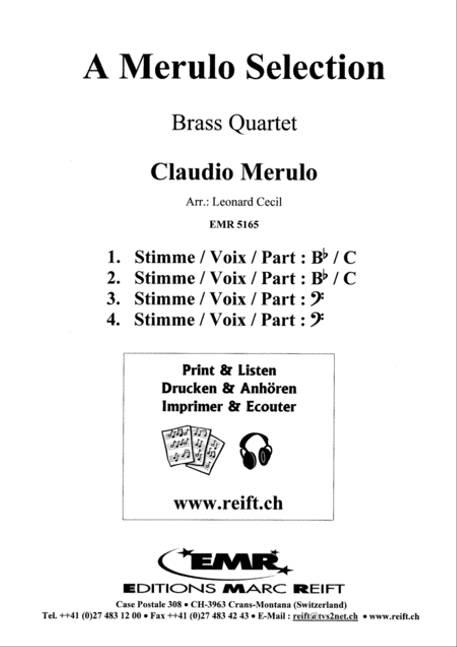 A Merulo Selection Brass Ensemble scores gallery preview page 2