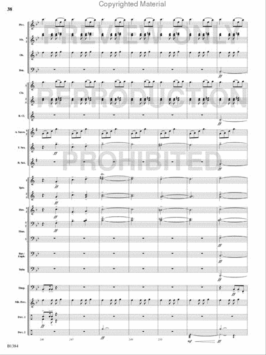 Summer Resounding! Concert Band scores gallery preview page 37