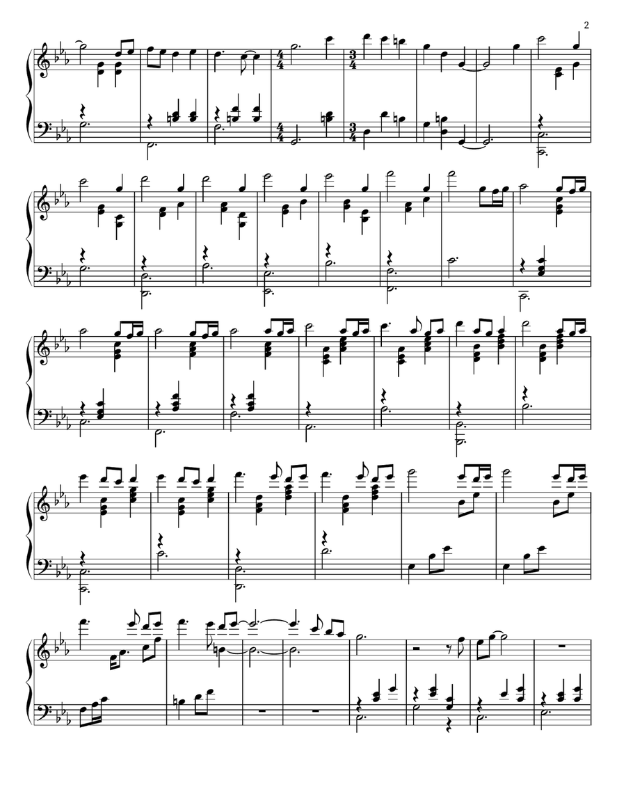 Notre envol Piano scores gallery preview page 2