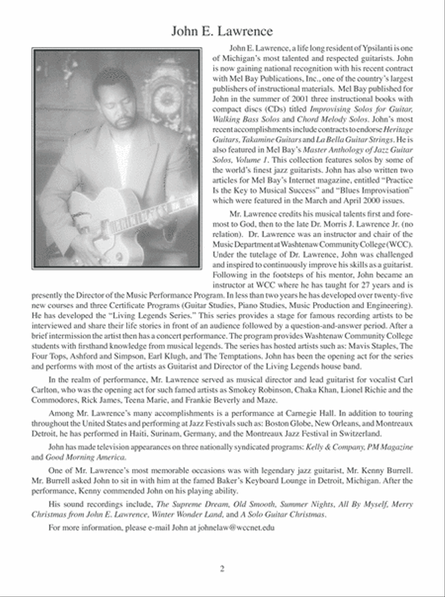 Improvising Solos for Guitar Electric Guitar scores gallery preview page 3