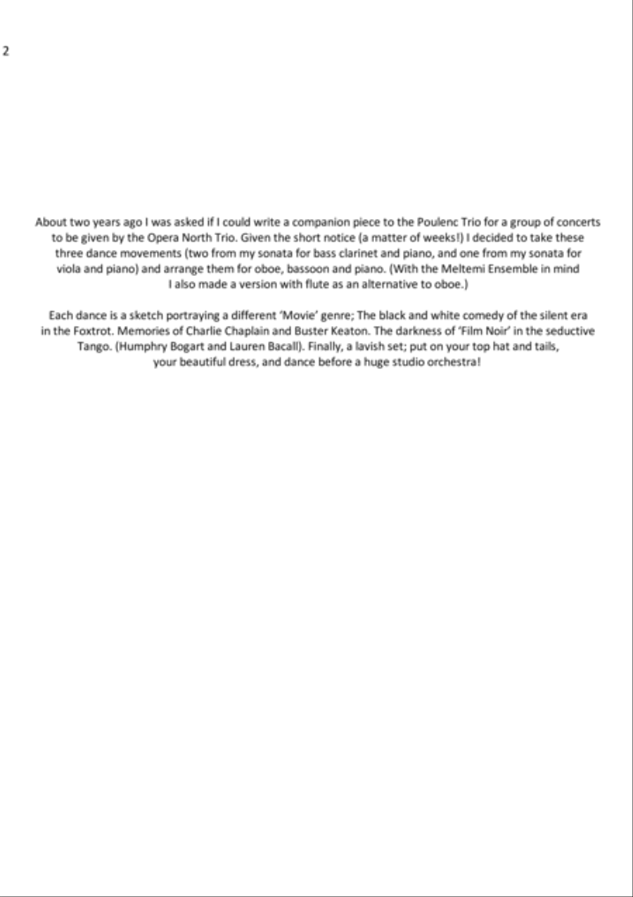 Three Cinematic Sketches Three Cinematic Sketches Bassoon scores gallery preview page 2