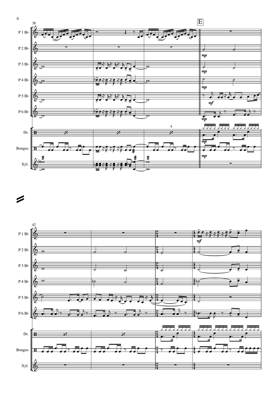 Africa Concert Band scores gallery preview page 6