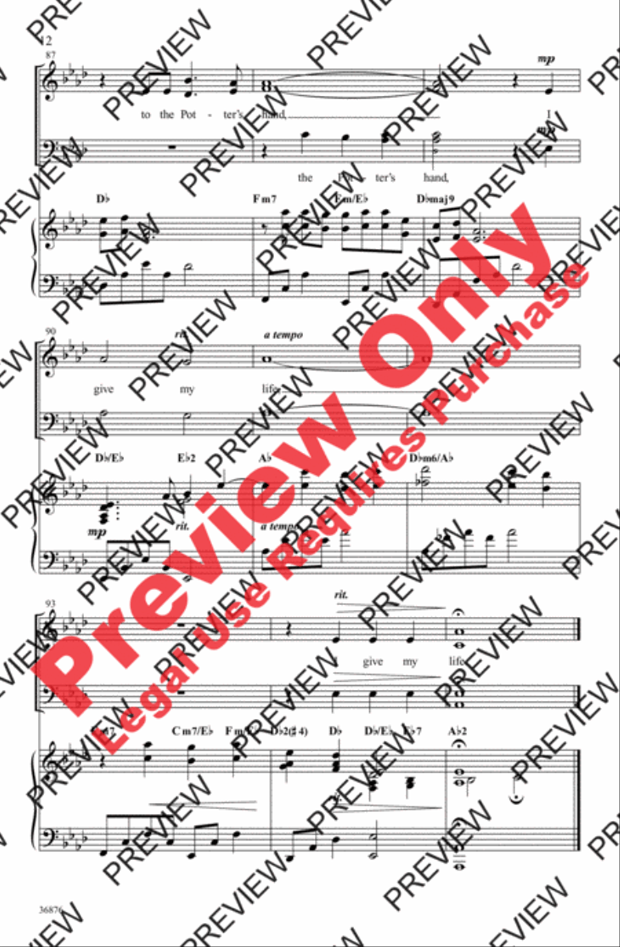 The Potter's Hand 4-Part scores gallery preview page 12