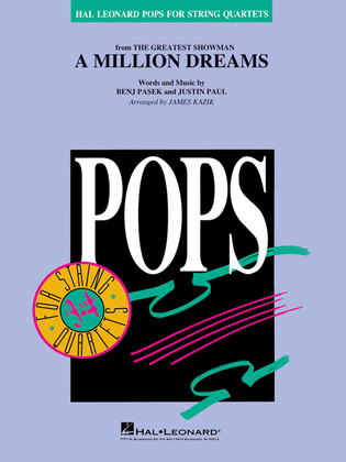 Book cover for A Million Dreams (from The Greatest Showman)