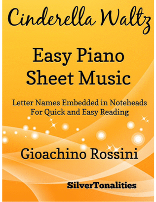Cinderella Waltz Easy Piano Sheet Music