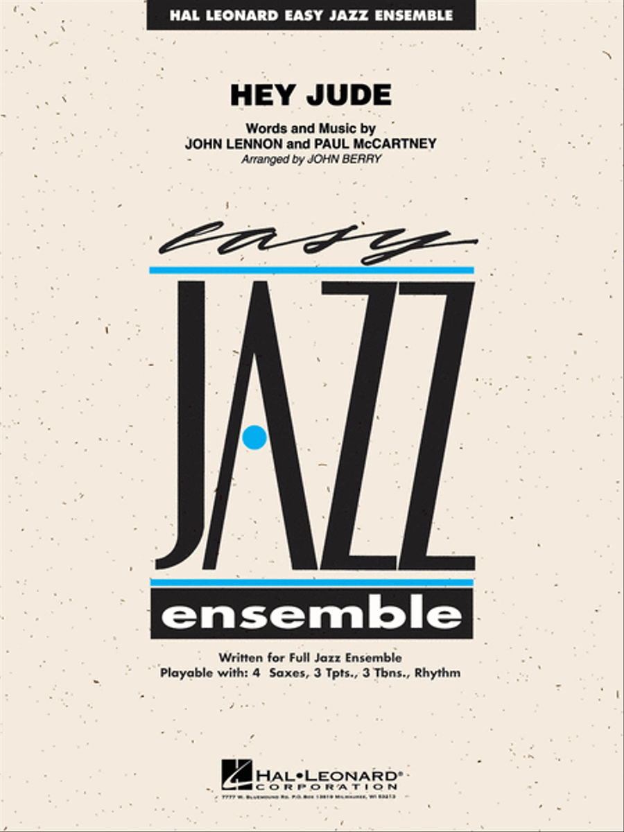 Hey Jude Hey Jude Jazz Ensemble scores gallery preview page 1