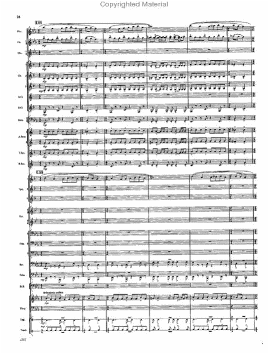Seagate Concert Band scores gallery preview page 24