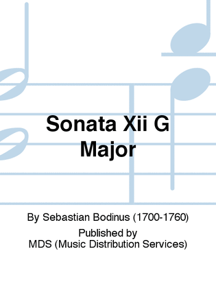 Sonata XII G major