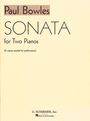Book cover for Sonata for 2 Pianos