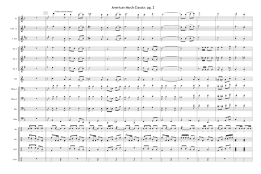 American March Classics American March Classics Marching Band scores gallery preview page 3