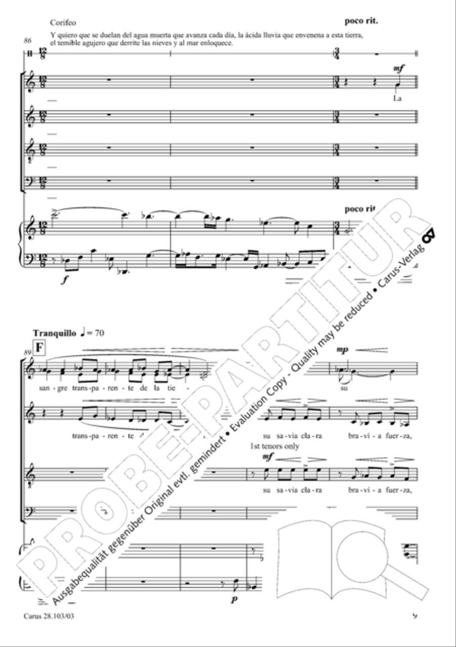 Water Water 4-Part scores gallery preview page 24