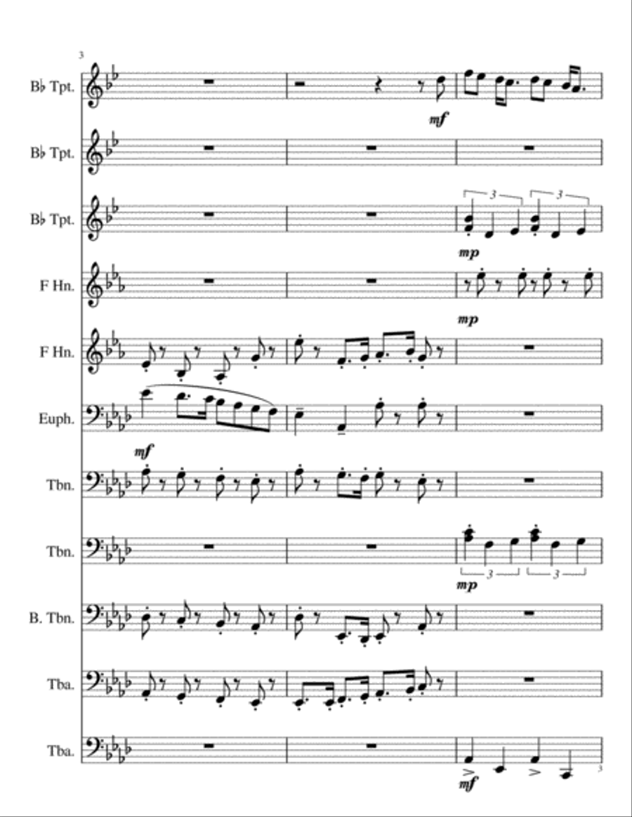 Grand Opening Grand Opening Brass Ensemble scores gallery preview page 3