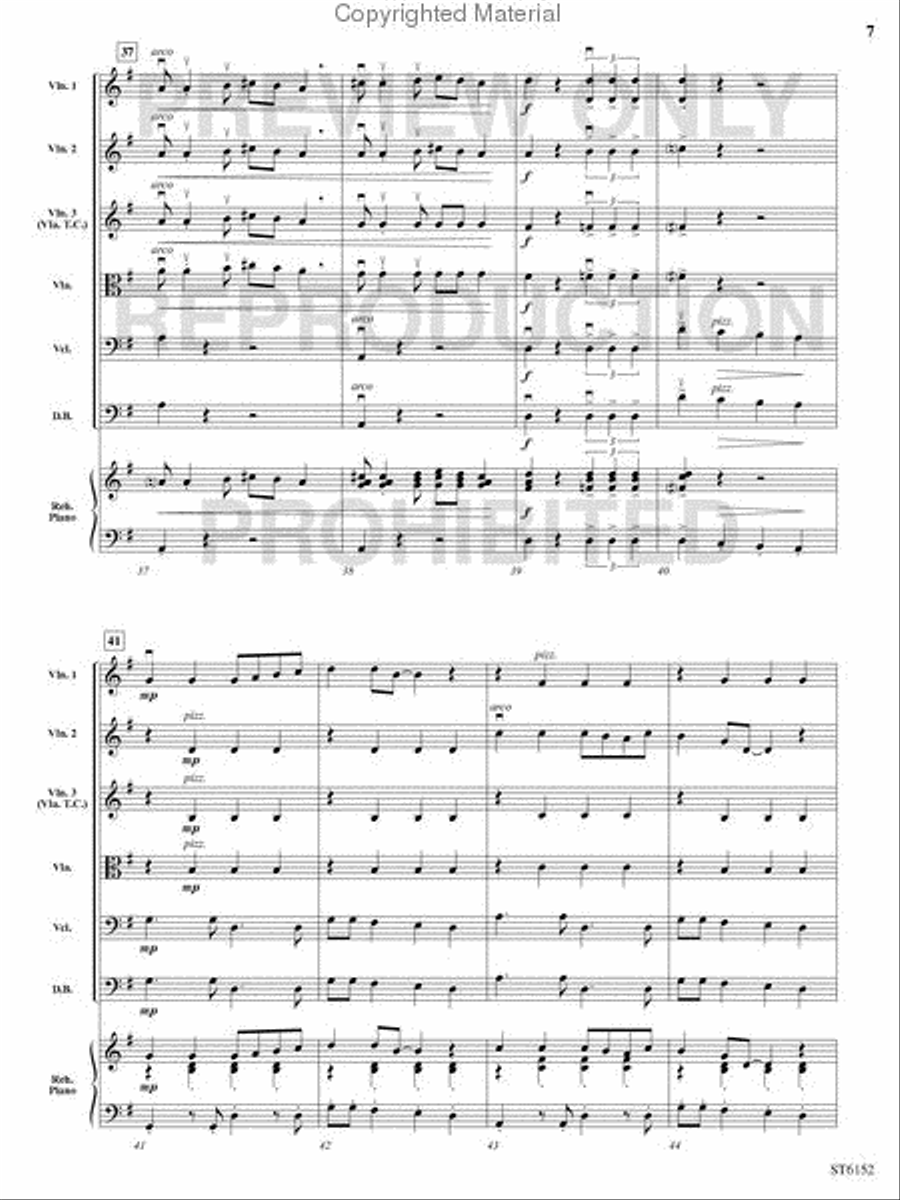 The Three Groovy Grizzlies String Orchestra scores gallery preview page 6