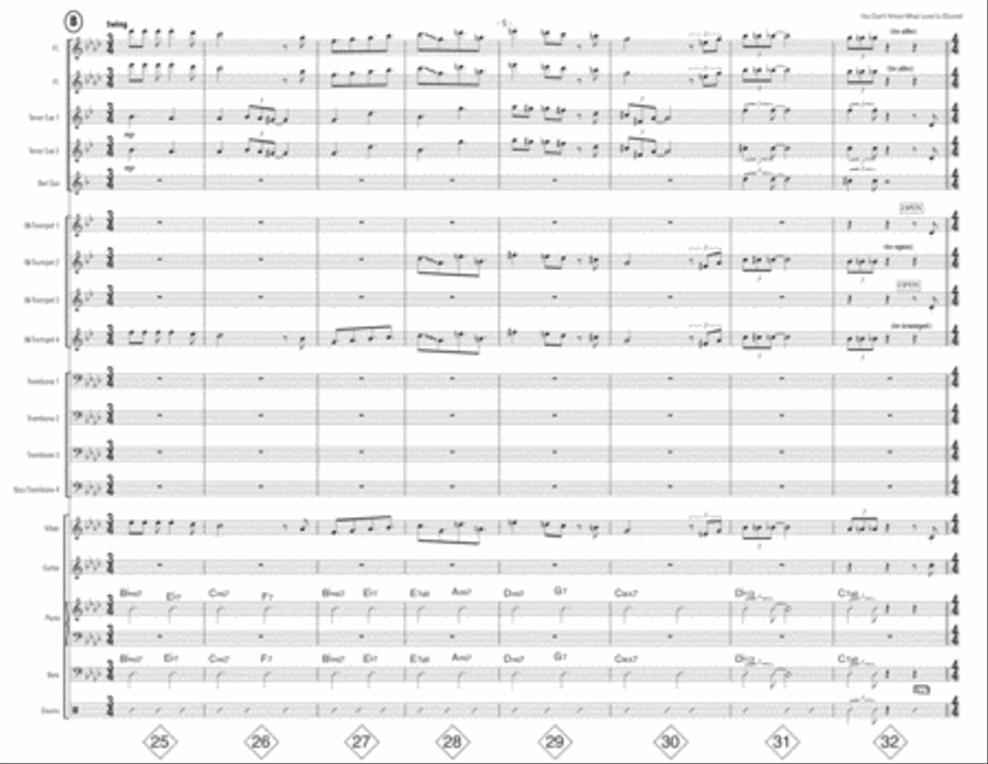 You Don't Know What Love Is Large Ensemble scores gallery preview page 5