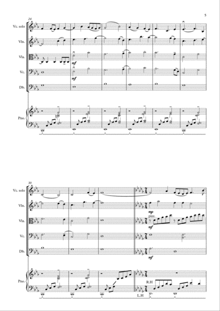 Relaxation Drift Relaxation Drift Piano Quartet scores gallery preview page 5