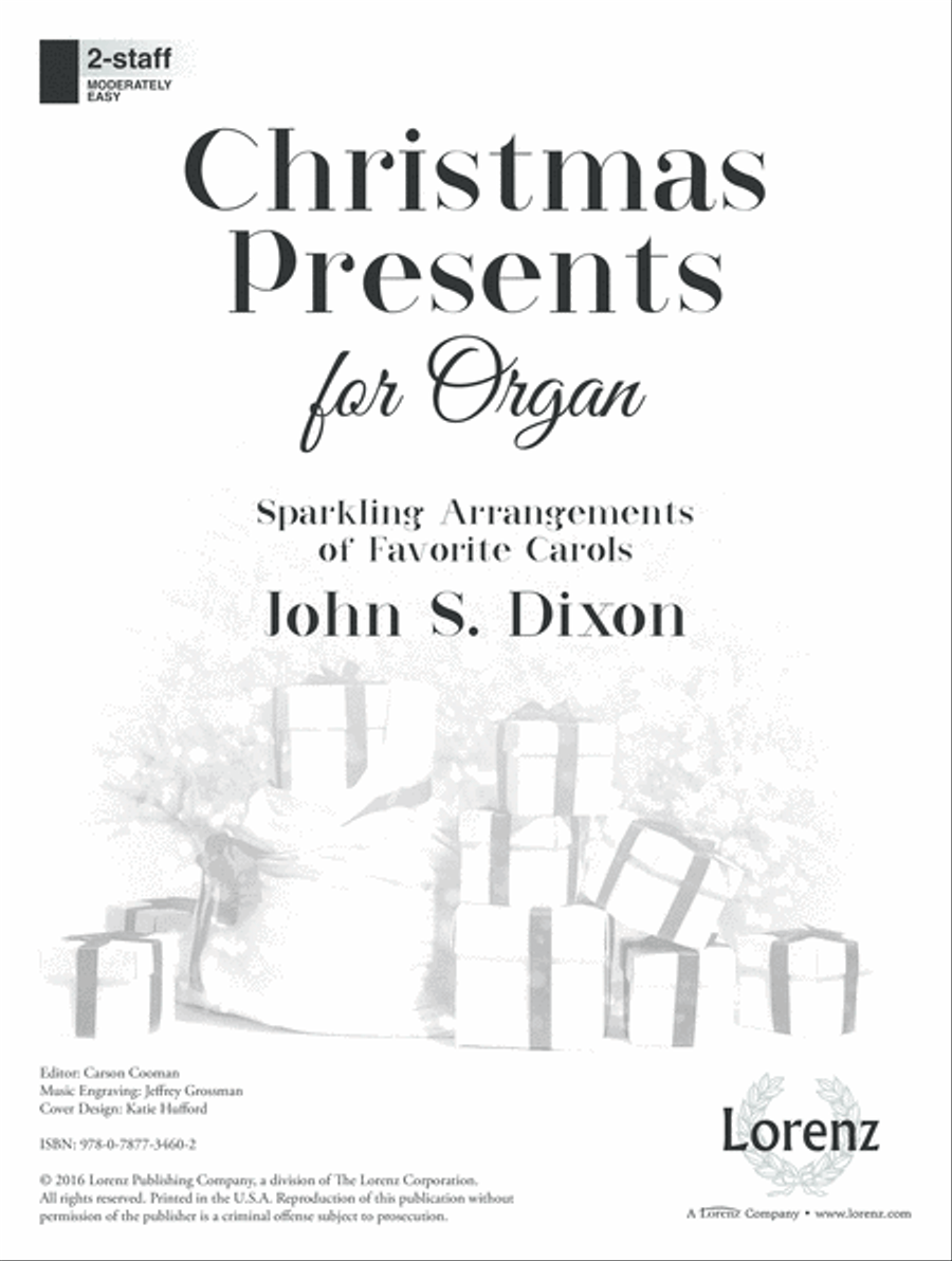 Christmas Presents for Organ (Digital Delivery) Organ scores gallery preview page 1