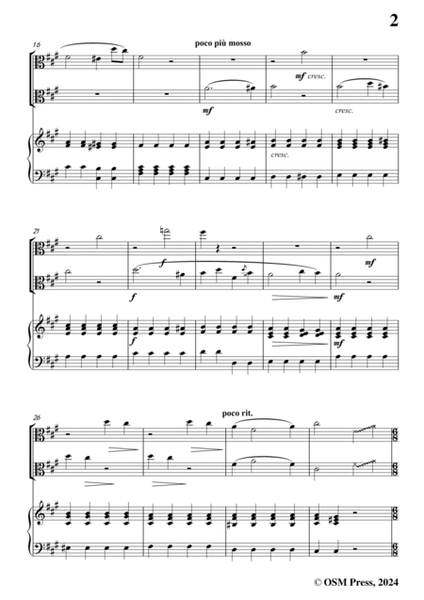 Rossini-Duetto buffo di due gatti(Cats Duet),for Two Violas and Piano image number null
