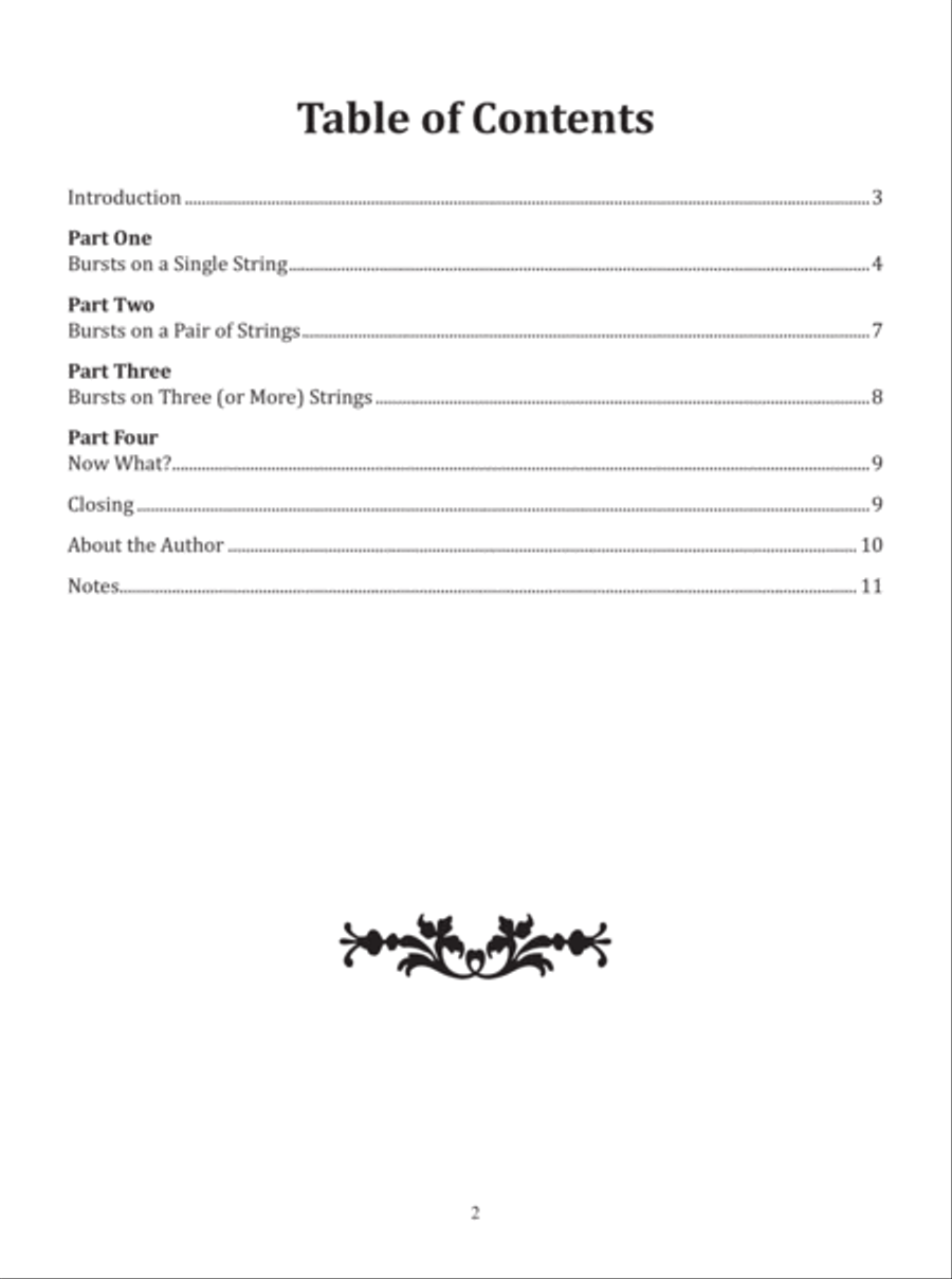 Learn to Burn: How to Play Fast Using Speed Bursts (for Stringed Instruments) Double Bass scores gallery preview page 3