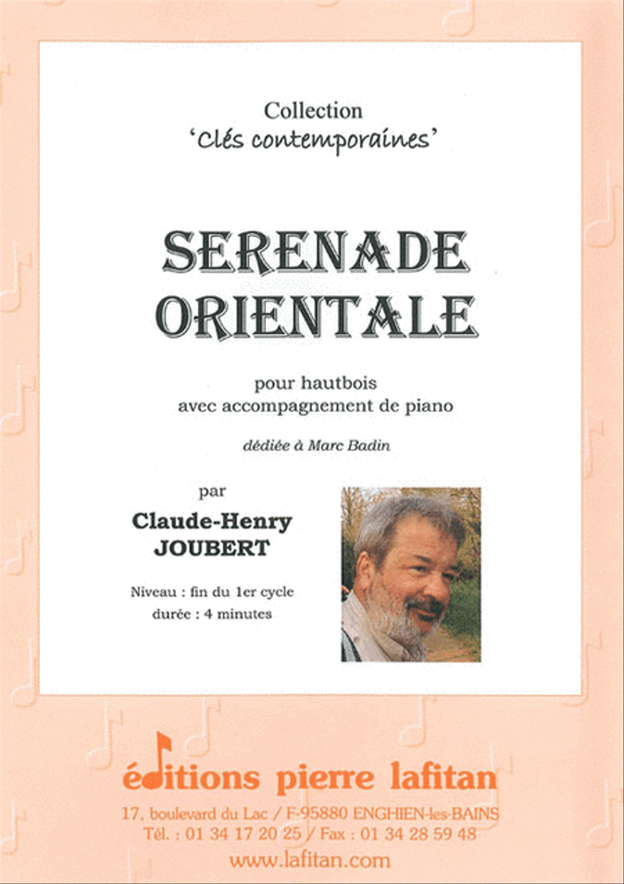 Sérénade Orientale Sérénade Orientale Piano Accompaniment scores gallery preview page 1