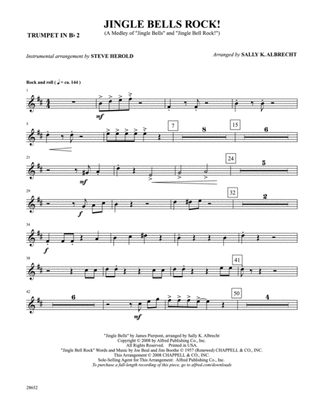 Jingle Bells Rock! (A Medley): 2nd B-flat Trumpet