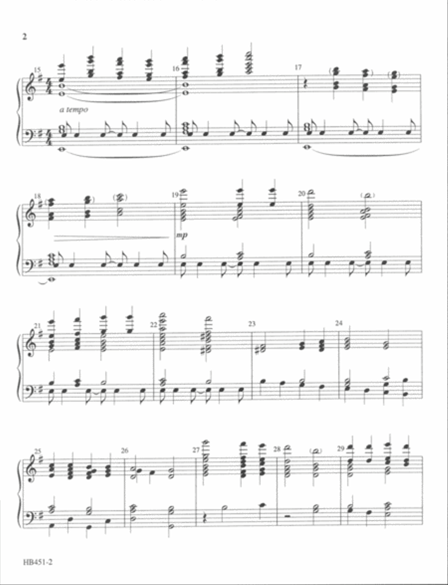 Ah, Holy Jesus 5-Octaves scores gallery preview page 3
