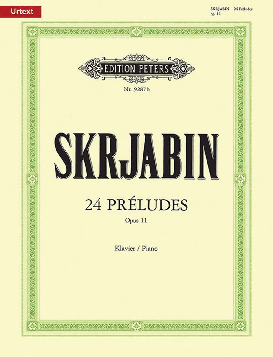 24 Préludes Op. 11 for Piano