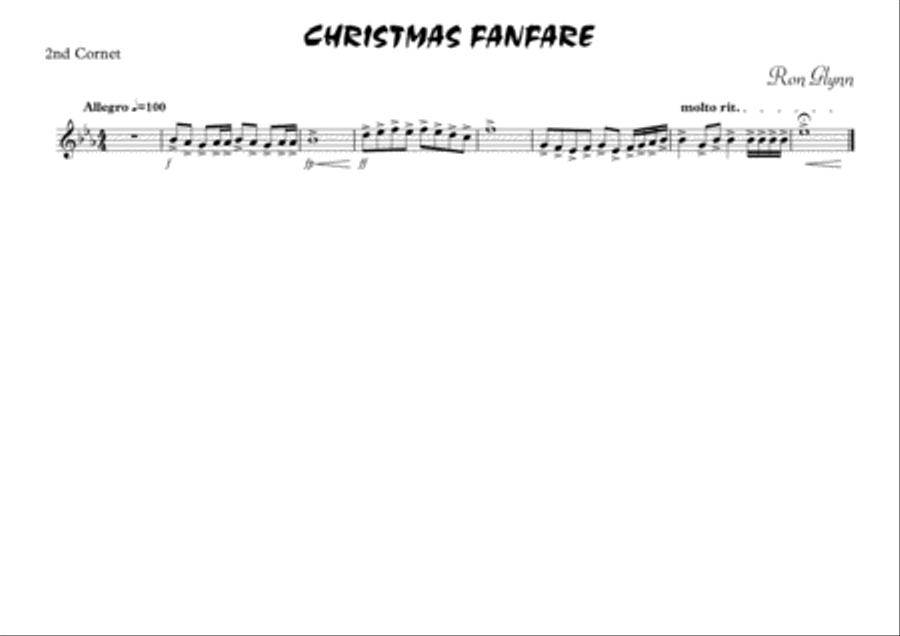 Christmas Fanfare Brass Ensemble scores gallery preview page 5