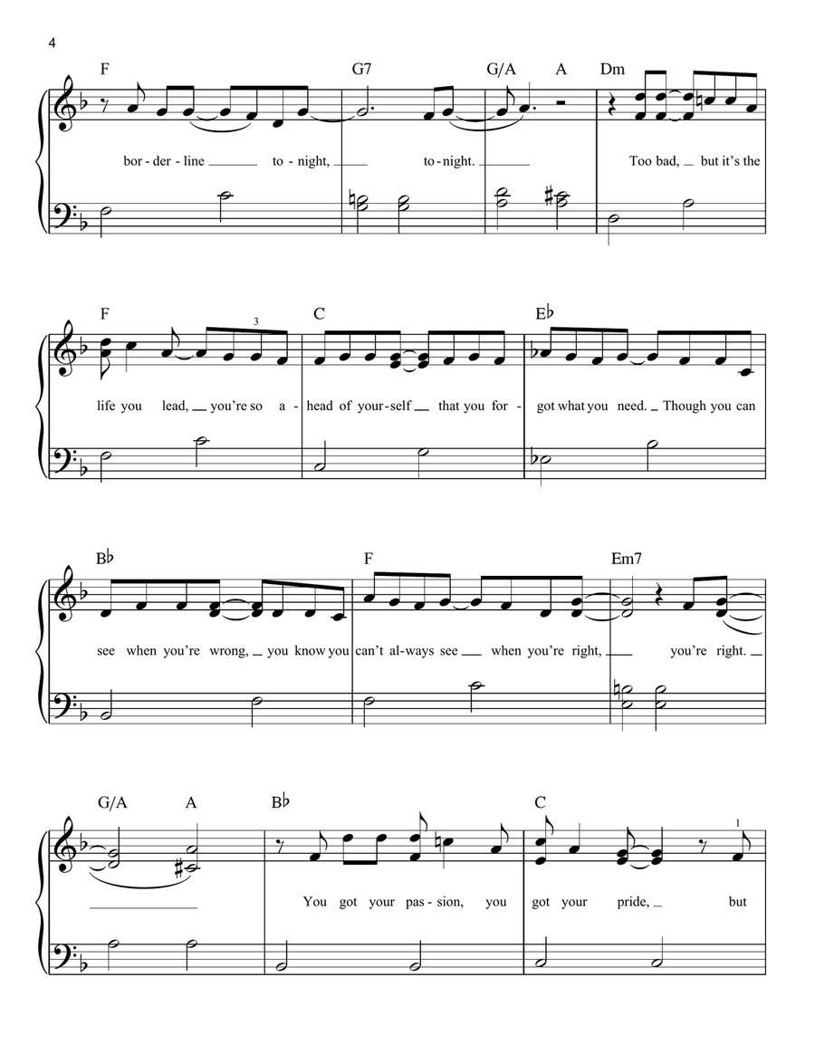 Vienna Vienna Easy Piano scores gallery preview page 4