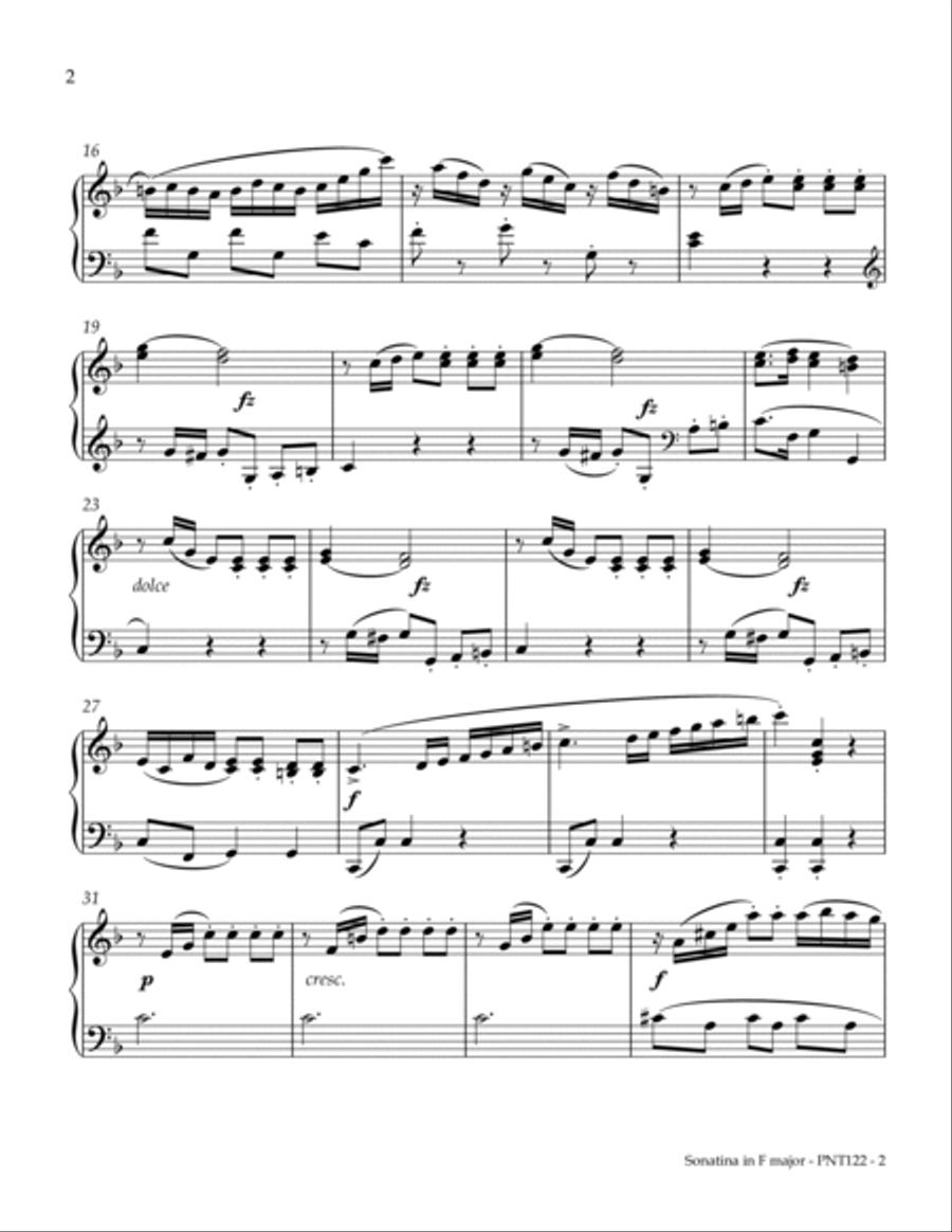 Sonatina Opus 36, Number 4 Piano Method scores gallery preview page 2