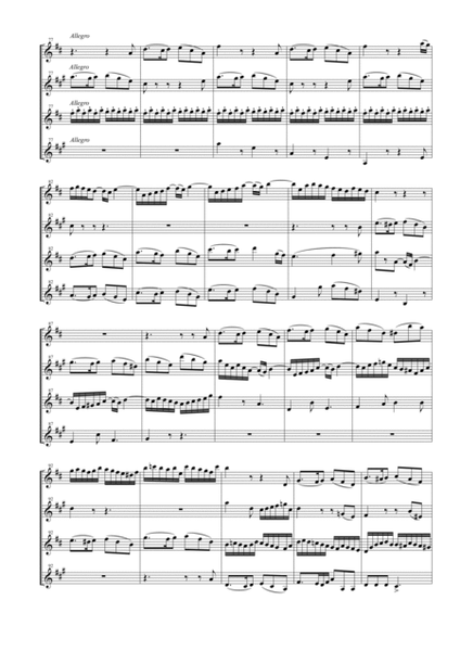 String Quartet Op. 76 No. 5 for Saxophone Quartet (SATB) image number null