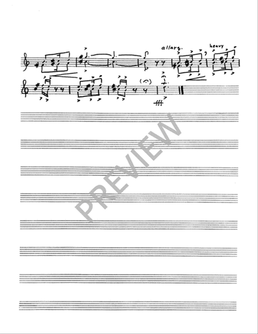 Psalm for Easter - Instrument edition Trombone scores gallery preview page 3