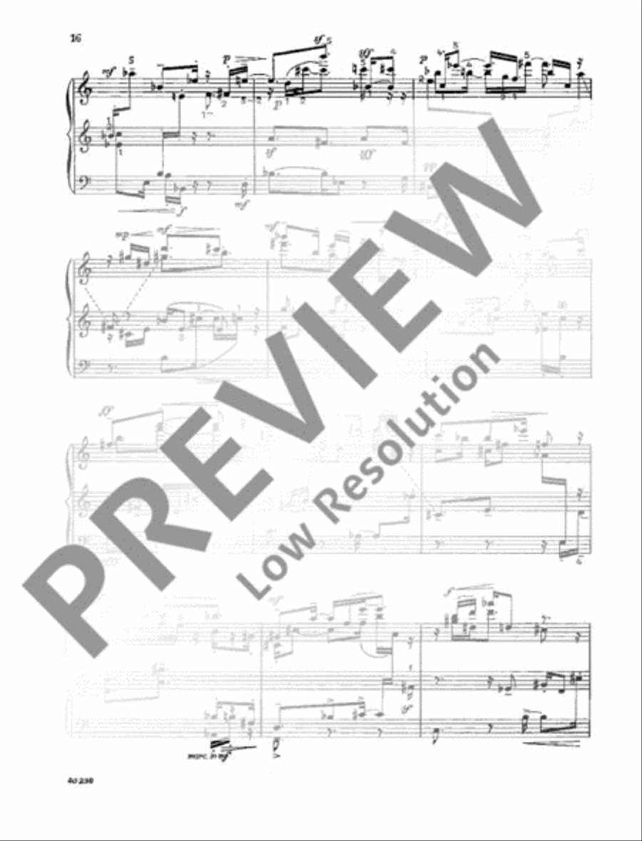 Sonata for piano Sonata for piano Piano Solo scores gallery preview page 21