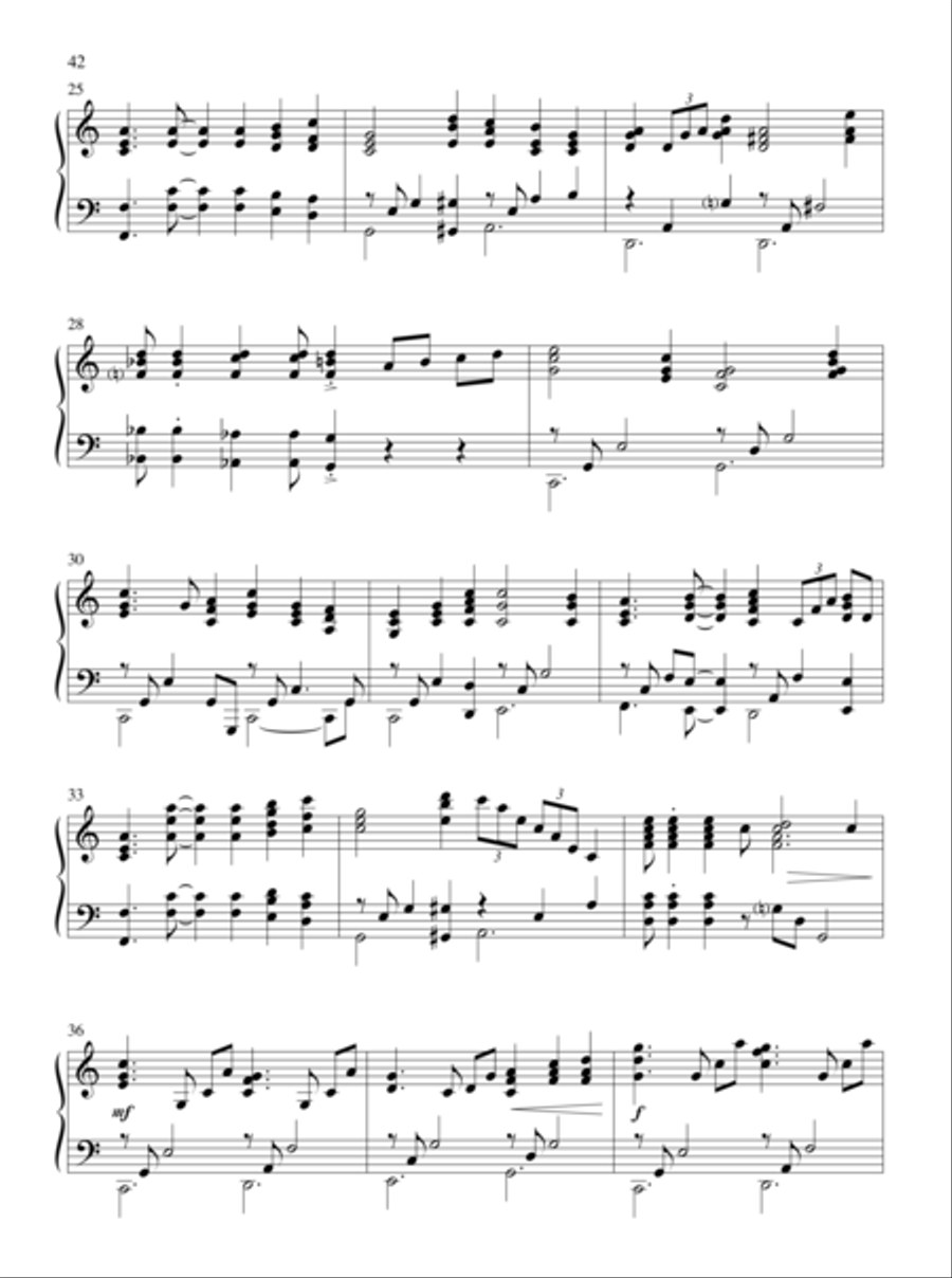 The King of Love Piano Solo scores gallery preview page 25