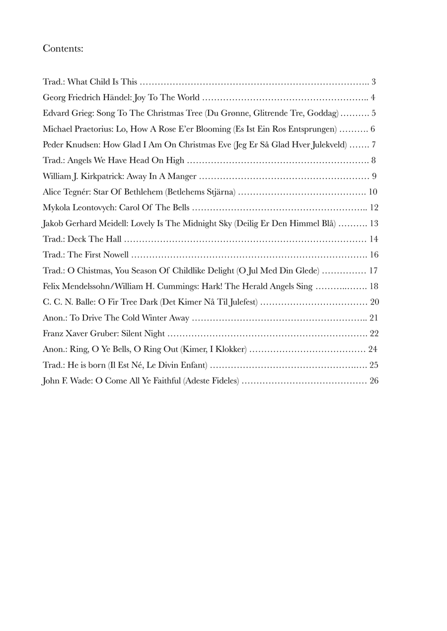 The Christmas Duet Book - 20 Christmas Carols For Violin and Cello String Duet scores gallery preview page 2