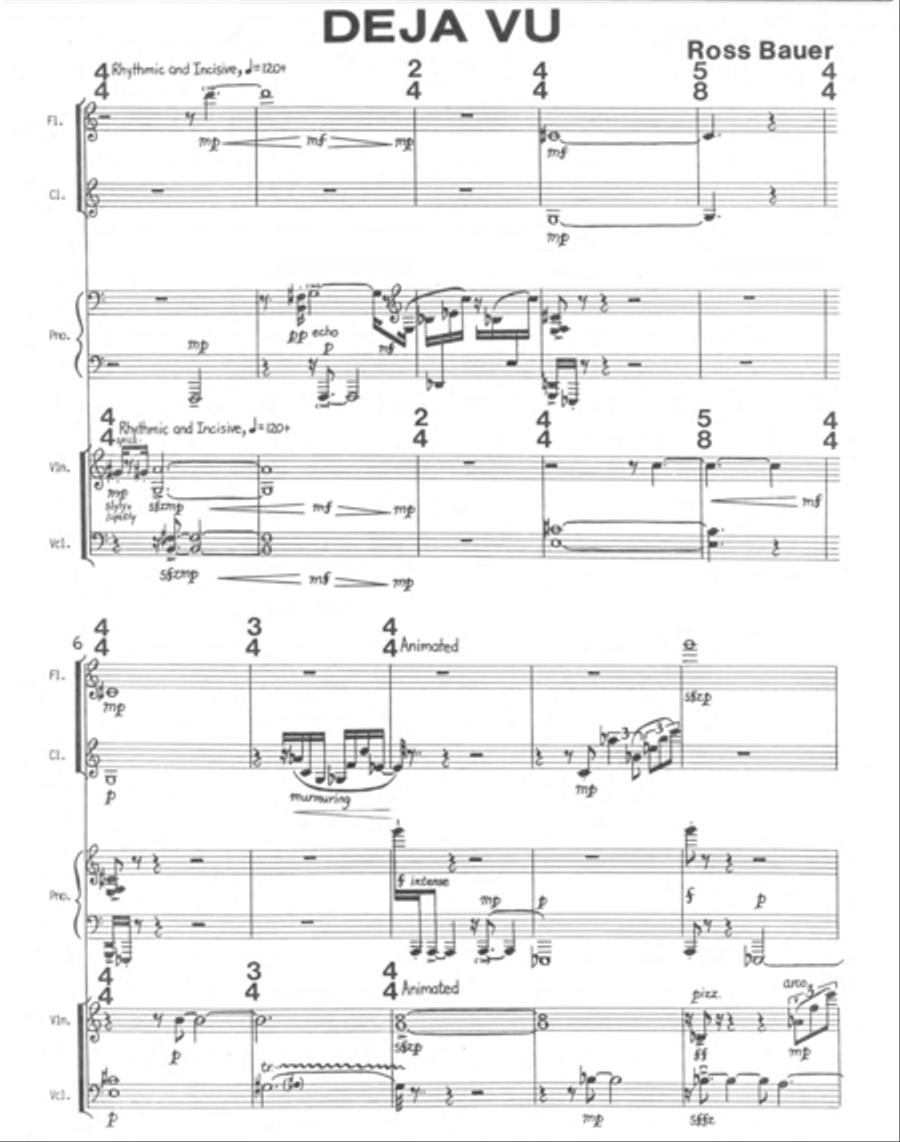 [Bauer] Deja Vu Small Ensemble scores gallery preview page 5
